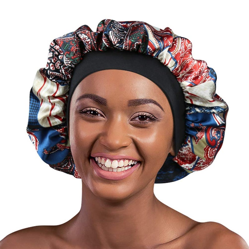 Alnorm Satin Night Cap Bonnet Hat for Makeup Super Soft Hair Band - Image 1